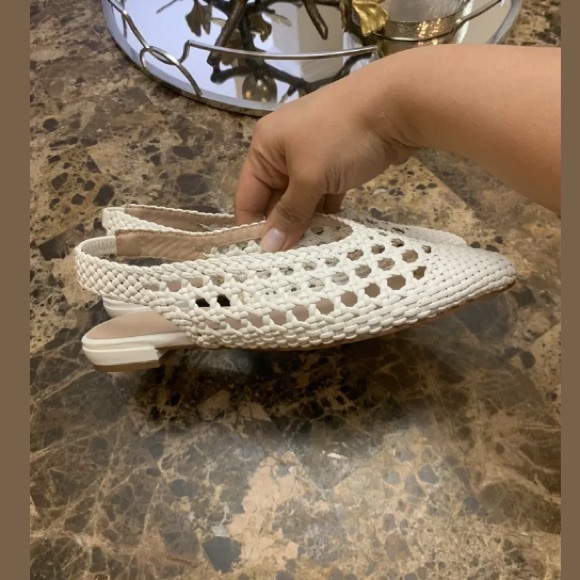 Something Navy Larissa Woven Slingback Flat - Picture 6 of 7